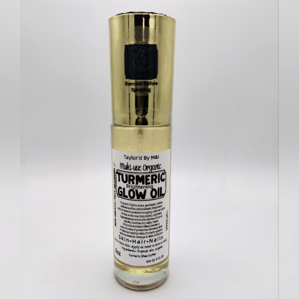 Turmeric Brightening Glow oil with Shea butter